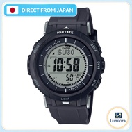 Casio Pro Trek Solar Watch PRG-30-1JF Men's Black, Japan Domestic Model