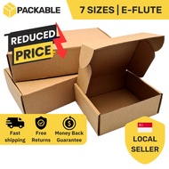 Kraft Mailer Boxes / Cardboard Boxes / Shipping Boxes / Carton Box - 7 Sizes [Ready Stock]