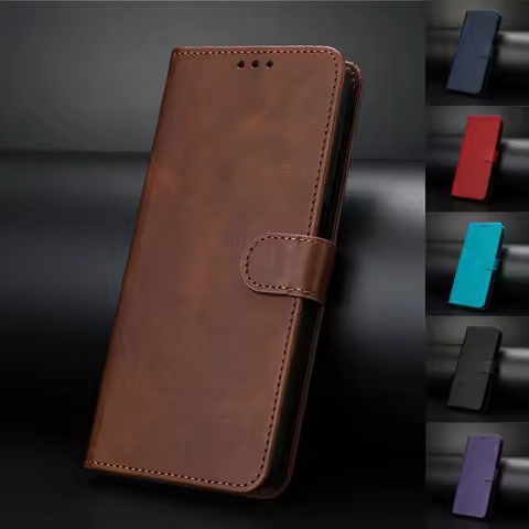Magnetic Flip Cover Leather Case For Google Pixel 9 8A 7A 6A 8 7 6 Pixel9 Pro Pixel8 A Pixel7A Solid