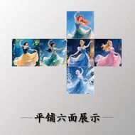 Frozen Elsa Disney Snow White Puzzle Rubik's Cube Children's High-value Student Educational Toys Thi