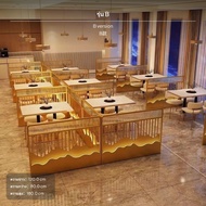 ฉากกั้นห้องเหล็กศิลป์พับได้พร้อมกระจกใสลายริบสมัยใหม่ เหมาะสำหรับร้านอาหาร บาร์ โรงแรม จัดเก็บง่าย ม