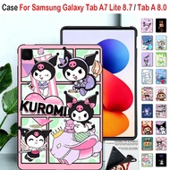 For Samsung Galaxy Tab A7 Lite (8.7 inch) SM-T225 T220 T225N Fashion NEZHA Anime Pattern Tablet Cove