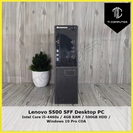 Lenovo S500 SFF Intel Core i5-4460s 2.9 GHz 4GB RAM 500GB HDD Refurbished Desktop PC
