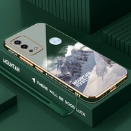 Casing OPPO A54 4G OPPO A55 4G OPPO A74 4G OPPO A95 OPPO A74 5G Phone Case Snow Mountain Silicone pr