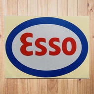 Esso Oval Logo Sticker NA