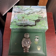 [ROLEX] 勞力士 Datejas 男士手錶 16234G 自動上鍊 10P 鑲鑽 WGx SS