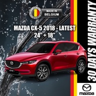 Mazda CX5 Wiper CX5 (2018 - Latest) 24" + 18" MADE IN BELGIUM Front Wiper Blades SHENZO