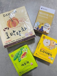 現貨 - 韓國 Songwon DAHADA 南瓜紅豆茶包/ 桔梗雪梨 / 玄米苦瓜茶 / 濃縮桔梗水梨汁