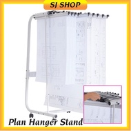 Plan Hanger Stand Suitable A1 & A0 Plan hanger Clamps | Plan Rack | 大圖架
