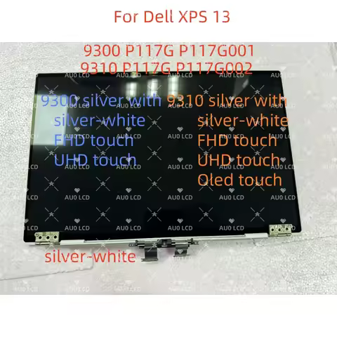 Original 13.4" FHD 1920*1080 UHD 3840*2160 For Dell XPS 13 9300 9310 P117G P117G001 P117G002 LCD Tou