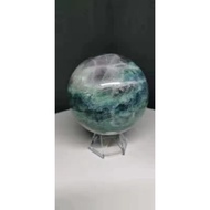 Fluorite ball 100% pure natural crystal 萤石球 萤石风水摆件 有求必应 100%纯天然水晶nwby01