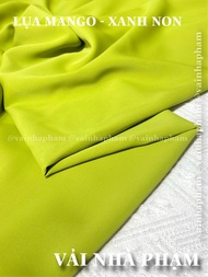 VẢI LỤA MANGO MÀU-KHỔ 1.5M-VẢI NHÀ PHẠM