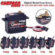 Digital Servo SURPASS Hobby Digital Servo 9G 17G 25G 6KG 9KG 15KG 20KG Metal Gear for RC Car Boat Pl