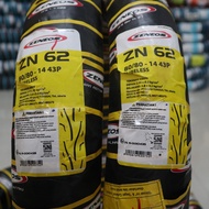 BAN LUAR TUBELESS ZENEOS ZN 62 80/80 14 BAN zn62 MIO BEAT BEAT FI MURAH ORIGINAL