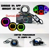 Shroud H4 1.5inch LED RGB Acrylic IBRIGHT ZE4X