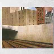 Approaching A City Edward Hopper eho49 Canvas Print