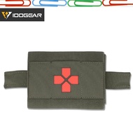 【Sell-Well】 IDOGEAR Med Kit Medic Pouch Molle Belt Pouch FA Kits Bag Waist Bag Beltbag Black 3571