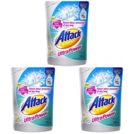 [Bundle of 3] Attack Ultra Power Liquid Laundry Detergent Refill 1.6KG