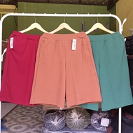 CELANA KULOT PENDEK WANITA JUMBO/ CELANA 7/8 KULOT PENDEK SANTAI
