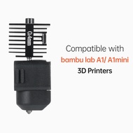 Bộ đầu phun đùn Phụ kiện thay thế tương thích với bambu phòng thí nghiệm A1/a1mini 3D Máy in nhiệt đ