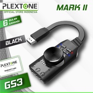 Plextone GS3 Sound Card USB Adapter 7.1 Computer Laptop Mac Windows