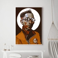 โปสเตอร์เกม Disco Elysium | ภาพพิมพ์สำหรับห้องนอน ห้องนั่งเล่น บาร์ ร้านอาหาร | สติกเกอร์ตกแต่งบ้าน 