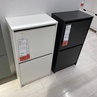 BISSA 2-Compartment Wooden Shoe Cabinet Size 49x93 Cm.