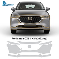 For Mazda CX-5 CX5 2022 2023 2024 Pre Cut PPF Car Front Bumper Paint Protection Film Kit Clear Invis