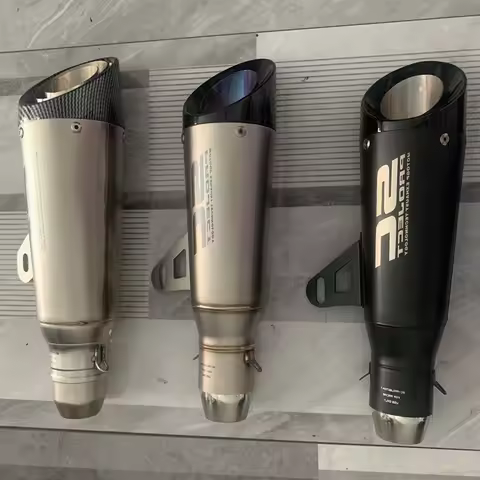 HQ 51mm Motorcycle Exhaust Pipe Z250 Z300 Z400 ZX10 MT0709 R25 R3 R6 For Kawasaki Ninja Honda Yamaha