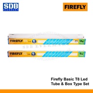 ✖ ▦ Firefly-Basic T8 Led Tube & Box Type Set Basic Led Tube Glass T8-9W-Daylight-[EBTS11DL09 EFS03T