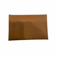 HERMES 愛馬仕 CALVI 零錢包 EPSOM  金棕色