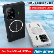 For Black Shark 5 Pro 4 4S Pro Case Matte Plastic Hard PC Heat Dissipation Protection Cover for Blac