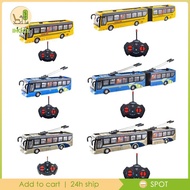 [Ihoce] RC School Bus 1/32 27MHz Remote Control Bus for Kids, Realistic Lights, Electronic Truck Mod