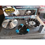 🇮🇹PULLEY SET/CVT CLICK 125i V1 V2 V3/CLICK 150i MAKOTO MADE IN TAIWAN PLUG AND PLAY(RS8 Same)
