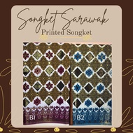 Kain Songket Sarawak Printed 4 Meter (B)