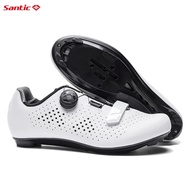 Santic Cycling Road Lock Shoes for Men, Outdoor Sports, Mountain Bike, Spin Button, Comfortable, Bre