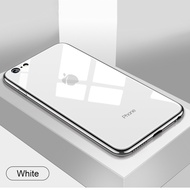 iPhone 6 6s 7 8 Plus HD Tempered Glass Back Cover TPU Bumper Casing For 7P 8P