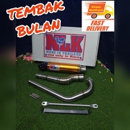 Yamaha Y15ZR V1 V2 / LC135 NOO LAMLUKKA / NLK Racing Exhaust Manifold Header Muffler Assy Drumpet Bi