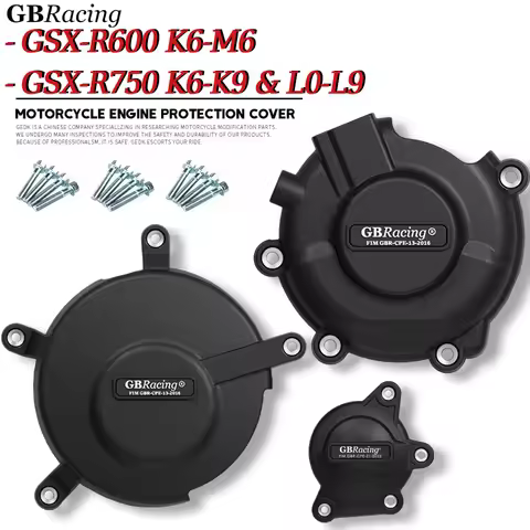 V2 New Protector De Motor Para Moto GSX-R 600/750 Engine Cover Set GSX-R600 K6-M6 GSX-R750 K6-K9 & L