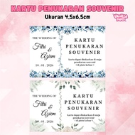 (100pcs) Souvenir Exchange Card, UK 4.5x6.5cm, BC/Cover 150 GSM Credit Material (VP007-0012)