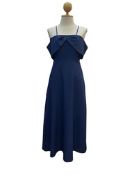 เดรสยาวโอบแขน #Everleighdress#K99 เดรสไปงานแต่ง ทรงเอ เพื่อนเจ้าสาว by Pink Diva