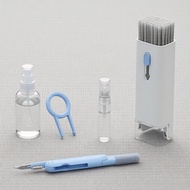 Multi-Tool Cleaning Set: Screen, Headset, Keyboard & Makeup Brush Cleaner with 7 Attachments Set Pem