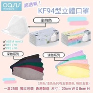 預購(截單02月14日)-香港製造品牌 Oasis Medicare KF94型立體口罩