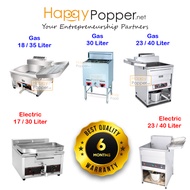 Commecial Dapur Ayam Potong Gunting Electric Deep Fryer Auto Temperature Control 17 30 23 40 Liter 1