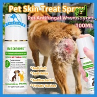LJQ Pet Wound Spray Pet Antibacterial Spray for Skin 100ml Wound Repair Fluid for Dogs and Cats A54