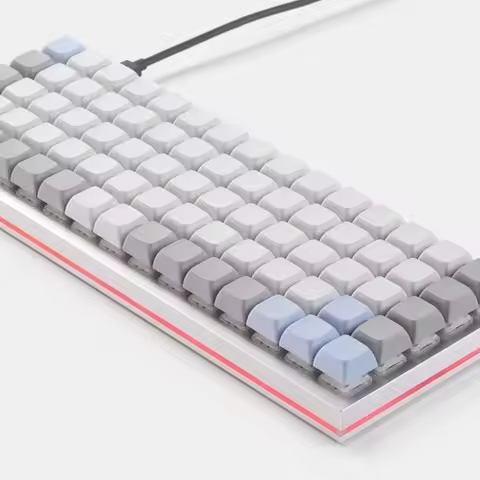 ID75 Keyboard Kit Custom Hot Swap RGB Wired Single-mode Mechanical Keyboard CNC Aluminium Case Gamin