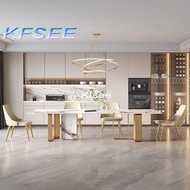 Kfsee 1 Set Castle 160x80Cm Honeymoon Luxury Dining Table