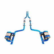 High performance car titanium valvetronic exhaust catback system for Dodge Challenger 3.6