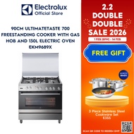 Electrolux Free-Standing Gas Cooker With Electric Oven (90cm) EKM9689X