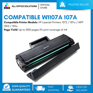 AOS 107A W1107A Compatible Black Toner Cartridge for HP 1072/107w/MFP 1352/135w/137nw Printers with 